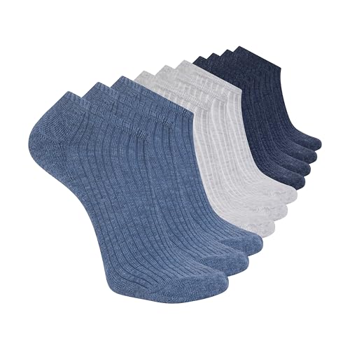 Skechers Men's 10-Pack Half Terry Classic Low Cut Socks, Comfort-Fit & Cushioned Footbed - Image 1