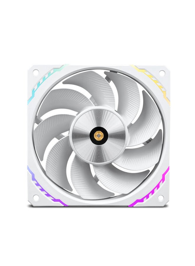 Valkyrie S12r-w Vk Fdb Bearing, Lcp Anti-blow Fan Blade, Secondary Dynamic Balance, 2150rpm, 12cm Case Fan, 4pin Pwm, Argb Lighting Effects - Image 3