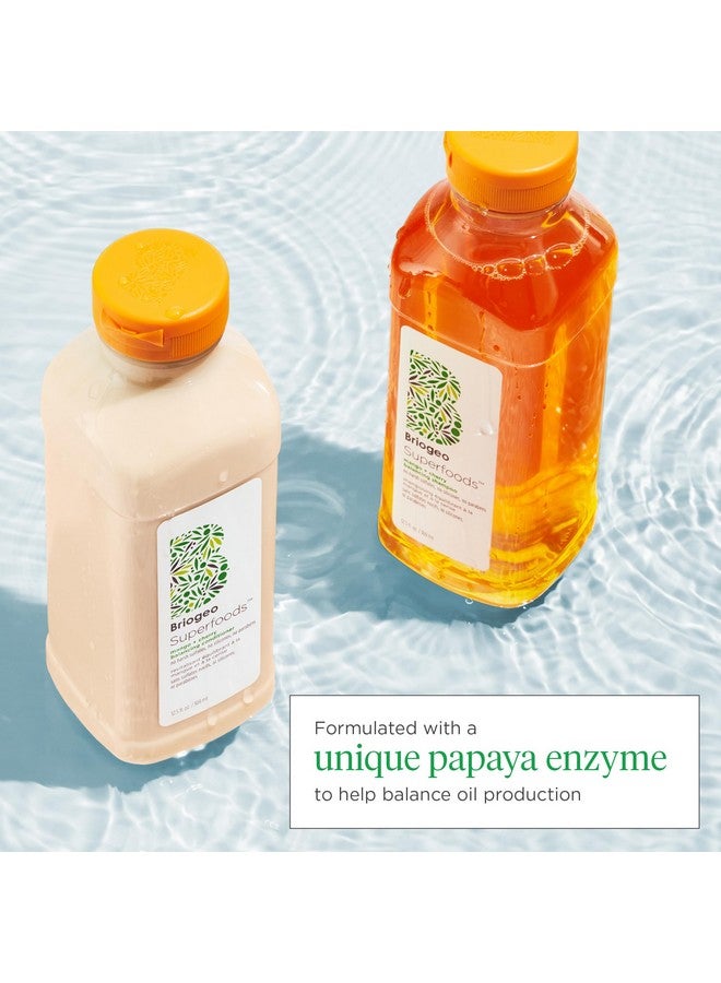 Briogeo Superfoods Mango + Cherry Balancing Shampoo And Conditioner Set Replenish Dull Dry Hair And Supports Healthy Hair And Scalp Vegan Phalate & Parabenfree 25 Ounces - Image 3