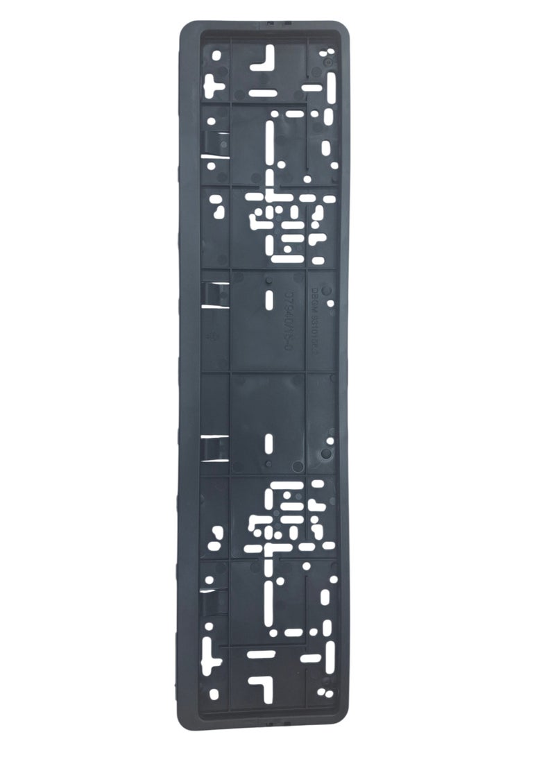 3XR Premium Universal Car License Plate Frame Holder – Heavy Duty Durable Plastic Mounting Bracket for Standard Saudi Plates (1 Piece) - Image 1