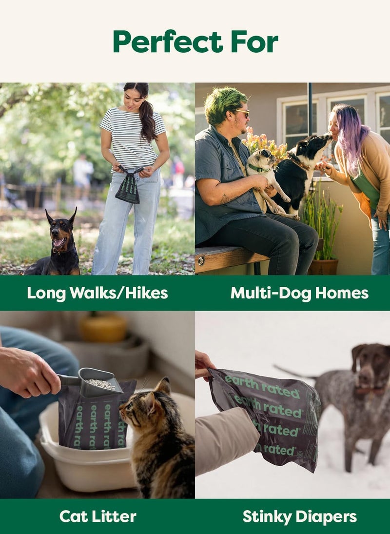Earth Rated Odor-Blocking Poop Bags for Dogs with 3X Protect, Guaranteed to Block Smells & Leak-Proof Performance, Conceals Smell & Mess, Unscented, 240 Count - Image 3