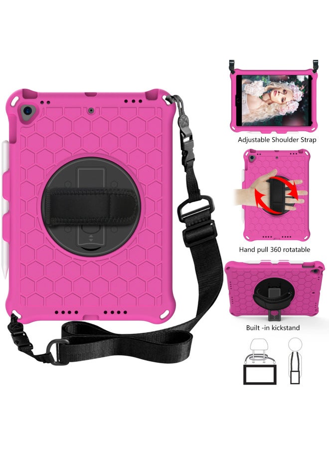 Suitable For Ipad10.2 Kidsren's Anti-Fall Protective Cover S6 Lite10.4 Bee Fire Wheel Bracket Shell Pro10.5