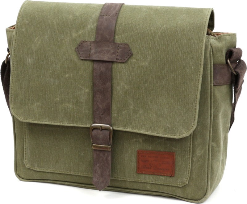 Old Cotton Cargo Waterproof Cotton Fabric Laptop Briefcase Travel Bag  - Image 1