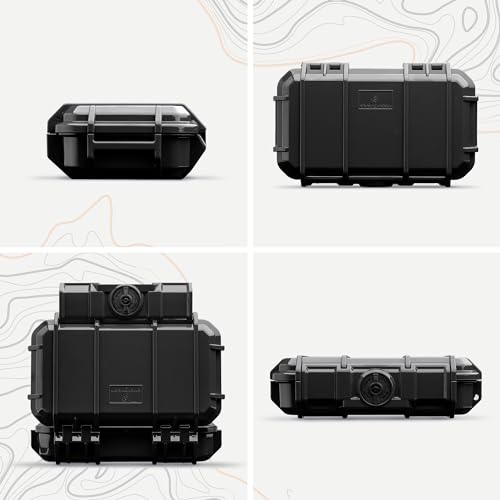 Evergreen 56 ToughBox - EDC Dry Box Protective Case USA Made for Organization of Cameras, Phones, Camping, Fishing, Hiking, Water Sports (Black) - Image 2