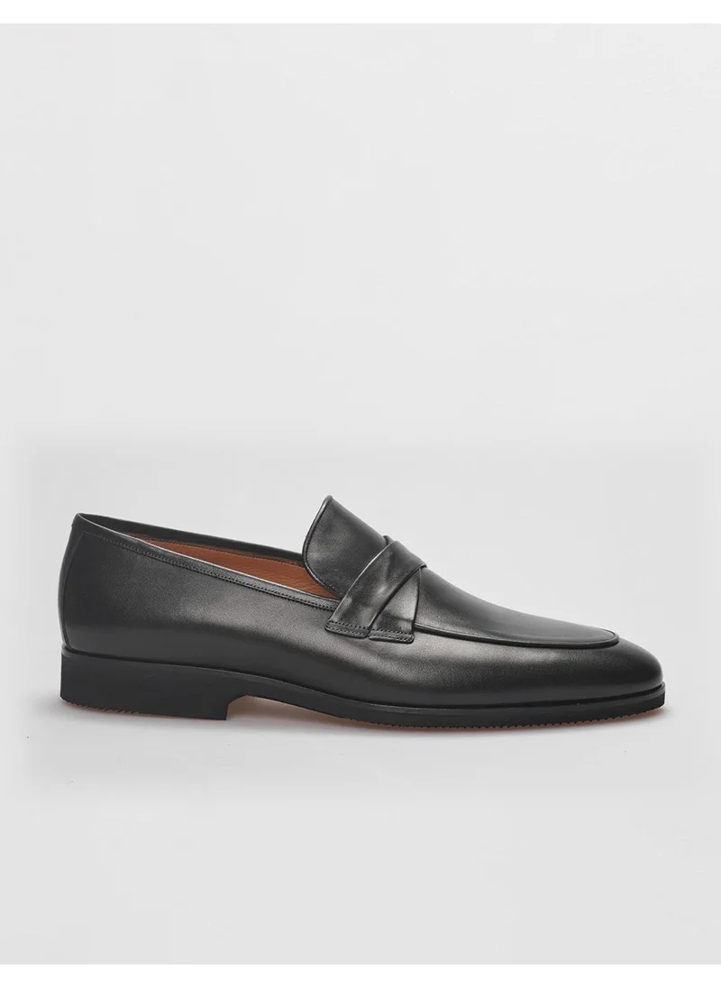 كاباني Leather Black Men's Classic Shoes