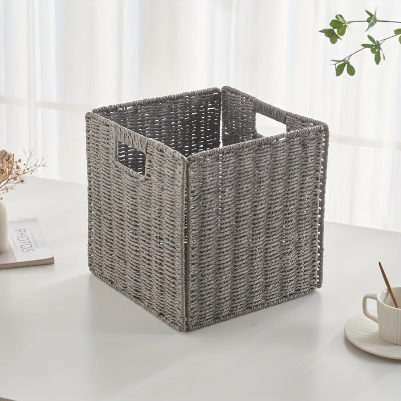 Versatile Foldable Storage Basket - Perfect for Bedroom, Living Room & Dorm Organization - Image 1