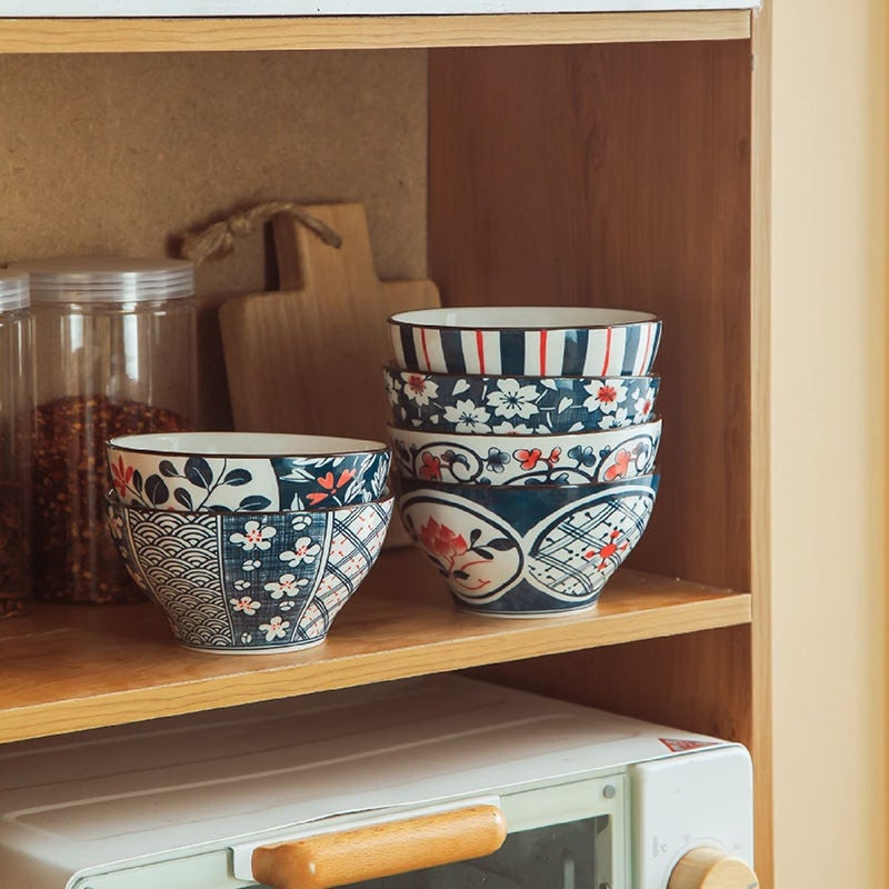 DIVOX Japanese Ramen Porcelain Bowl for Serving Snack Premium Ceramic Bowls for Soup Pasta Ice Cream Salad RiceDessert Sushi Soy Dipping Side Mini Seasoning Dish Condiments 4 - Image 5