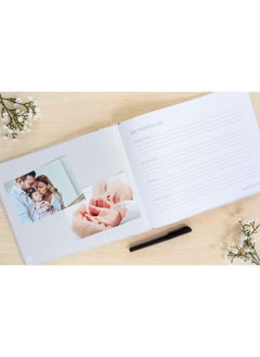 pearhead Pearhead Baby Memory Book, Gender-Neutral Jungle Theme, First 5 Years Milestone Journal For Baby Girl or Baby Boy, Newborn Keepsake, Included No-Touch Ink Pad For Baby's Hand and Footprint  - Image 5
