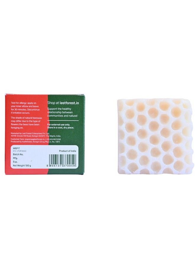Last Forest Artisanal Handcrafted Handmade Natural Honeycomb Beeswax Soap Geranium 100G 100% Natural Ingredients Moisturizing Natural Beeswax Bathing Soap For Men And Women - Image 5