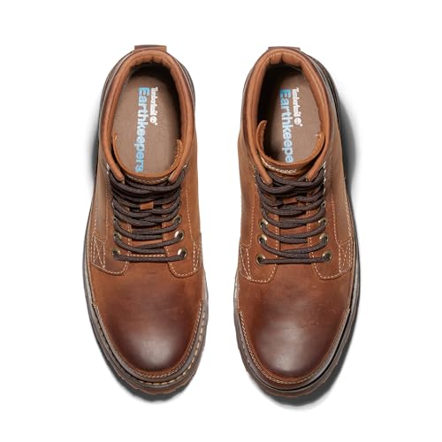 Timberland حذاء تيمبرلاند للرجال من مجموعة Earthkeepers® الأصلي المتين من الجلد بارتفاع 6 إنش، بني متوسط، مقاس 10.5 أمريكي - Image 3