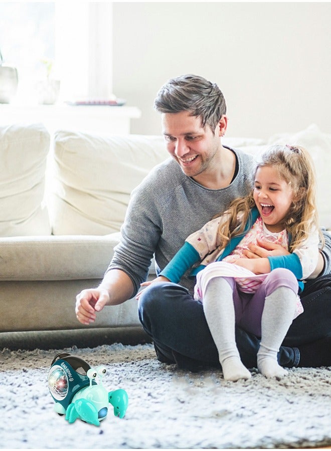 GROIC Green Crawling Crab Toys With Lights, Interactive Music Toys, Electric Crawling Crab Toys, Universal Driving Toys, Baby Crawling Toys - Image 5