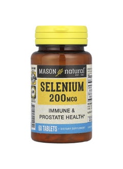 Mason Natural Mason Natural, Selenium, 200 mcg, 60 Tablets  - Image 1