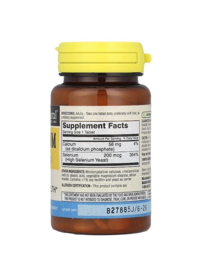 Mason Natural - Mason Natural, Selenium, 200 mcg, 60 Tablets - Image 1