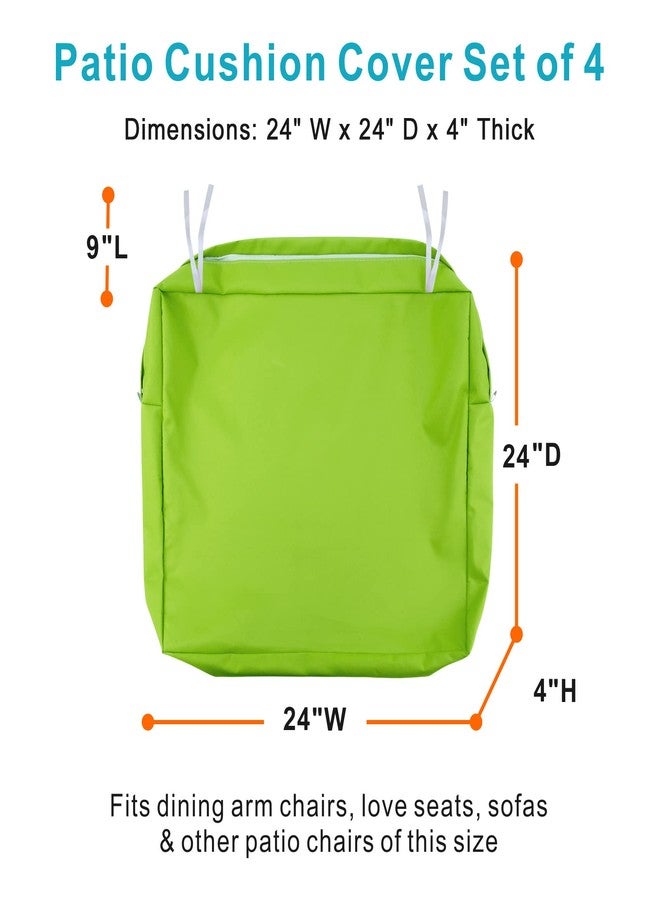 NettyPro Outdoor Loveseat Bench Cushion Cover 48 x 18 x 3 Inch, Water Resistant UV Protection Patio Furniture Swing Cushion Slipcover with Zipper, Replacement Cover Only - Image 5