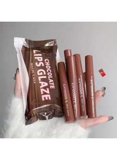 5 Colors Matte Velvet Liquid Lipstick, Chocolate Series Lipstick Set, Intense Color Pigment Lip Stain, Long Lasting Matte Lip Glaze For Women - pzsku/Z3A9BFCECA4D30A739E29Z/45/_/1734437564/60b191ef-9639-4b30-9910-ccdbb68900f2