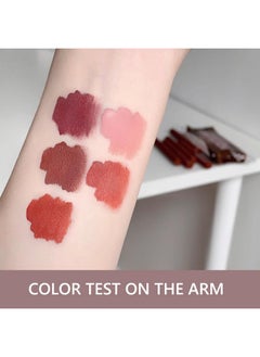 5 Colors Matte Velvet Liquid Lipstick, Chocolate Series Lipstick Set, Intense Color Pigment Lip Stain, Long Lasting Matte Lip Glaze For Women - pzsku/Z3A9BFCECA4D30A739E29Z/45/_/1734437569/082ef879-459e-48ea-879f-dcd16c6bf172