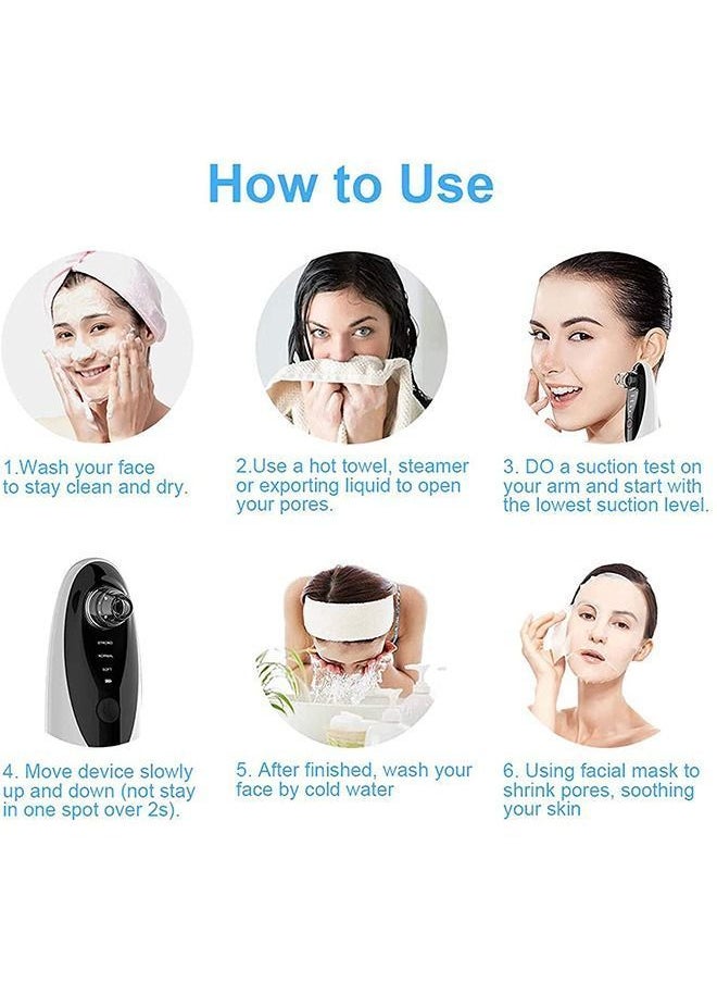 Y&D DMG Blackhead Remover Vacuum with Camera(Wifi Real Time Skin Screen) Upgraded Face Suction Pore Cleanser and 4 Replaceable Probes a 4-piece set of Acne Removal Tools  - Image 5