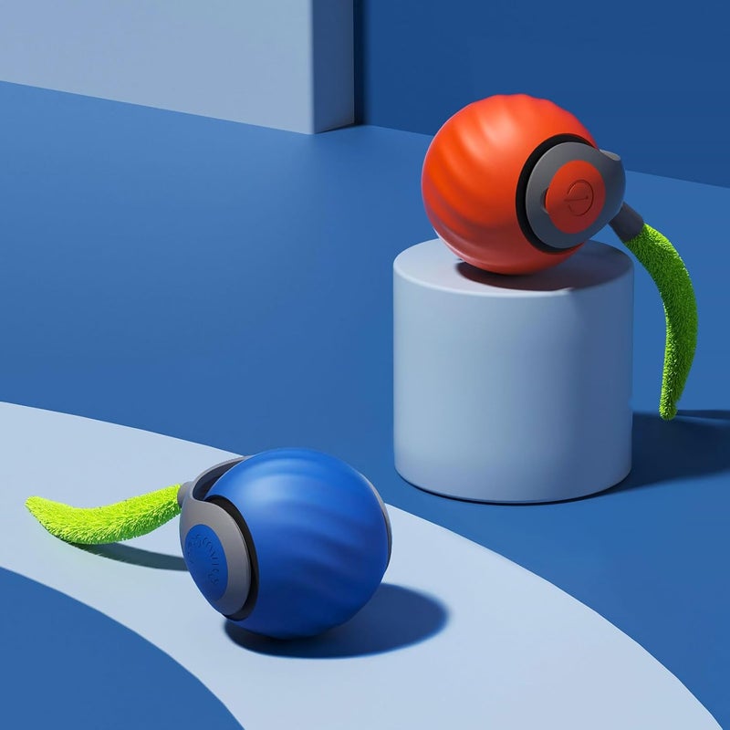 PetGravity Speedy Sprint Ball Toy for Cat TypeC Rechargeable Interactive Cats Toy 2 Set - Image 1