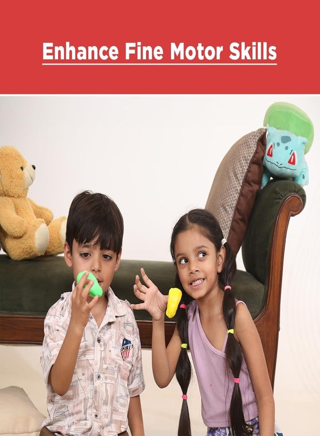 معجون علاجي للأطفال من بلي | الاستخدام: العلاج الوظيفي، إعادة التأهيل، تنمية المهارات الحركية الدقيقة، تخفيف التوتر | مادة لتمارين اليد | أحمر، 50 غرام - Image 3