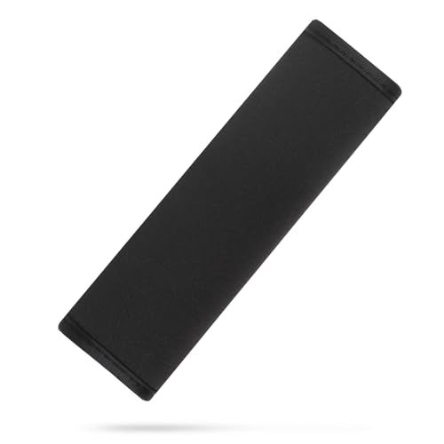 YR Seat Belt Cover for Kids, Soft Comfort Seat Belt Cushion for Children, Cute Cartoon Pattern Car Seat Belt Pads Cover for Girls and Boys, 1 Pack (Black) - Image 1