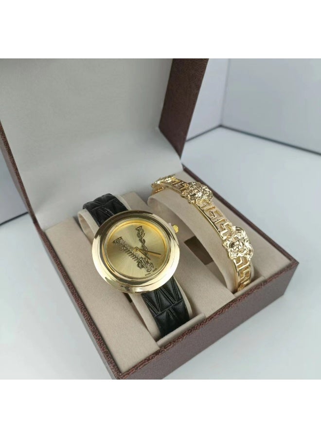 KUYING New Small Fresh Retro Decorative Watch Set 
