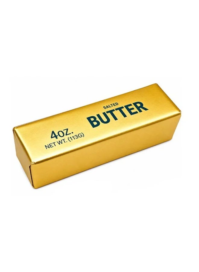 Butter Squishy Slow Rising Stress Relief Toy, 4oz Realistic Salted Butter Squeeze Toy, Soft PU Foam Decompression Fidget Toy for Kids & Adults, Novelty Gag Gift & Desk Companion - Image 2