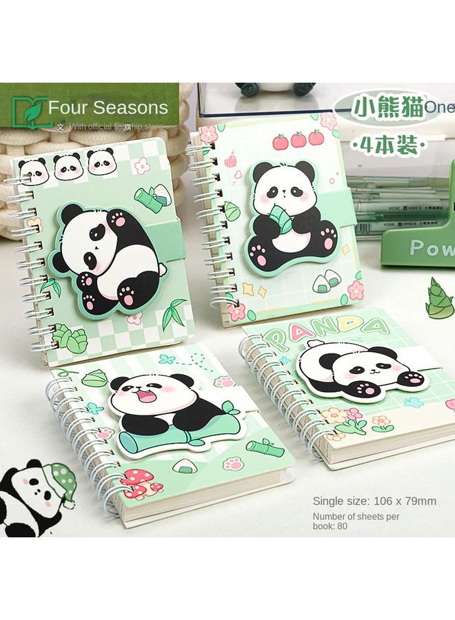 Bluejw Velcro Buckle Pocket Book Portable Cartoon Coil Small Book Student Loose-leaf Book Coil Notebook Wholesale - Image 3