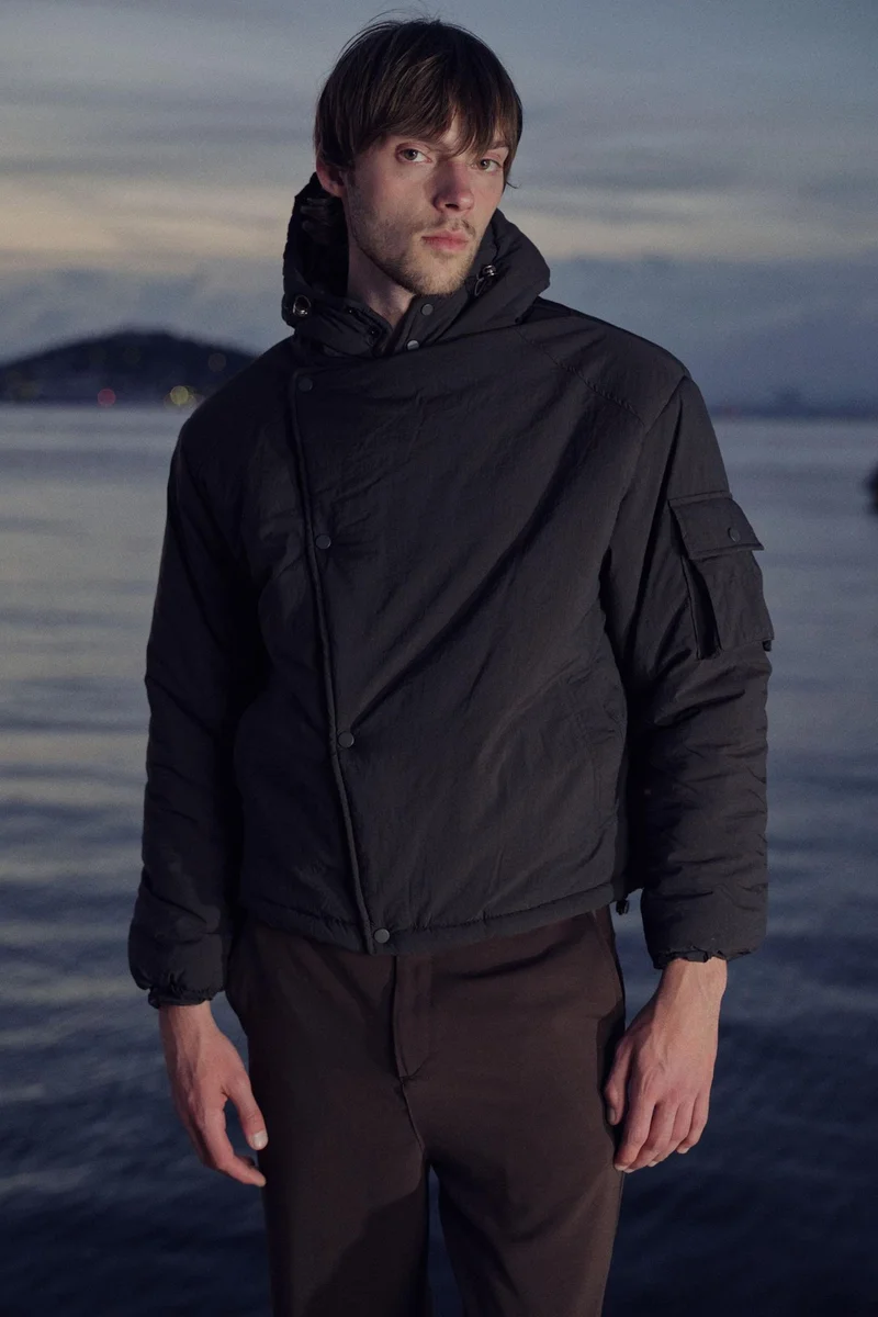 Giesto Black GIESTO Men's Puffer Down Coat for Men | Best Price UAE