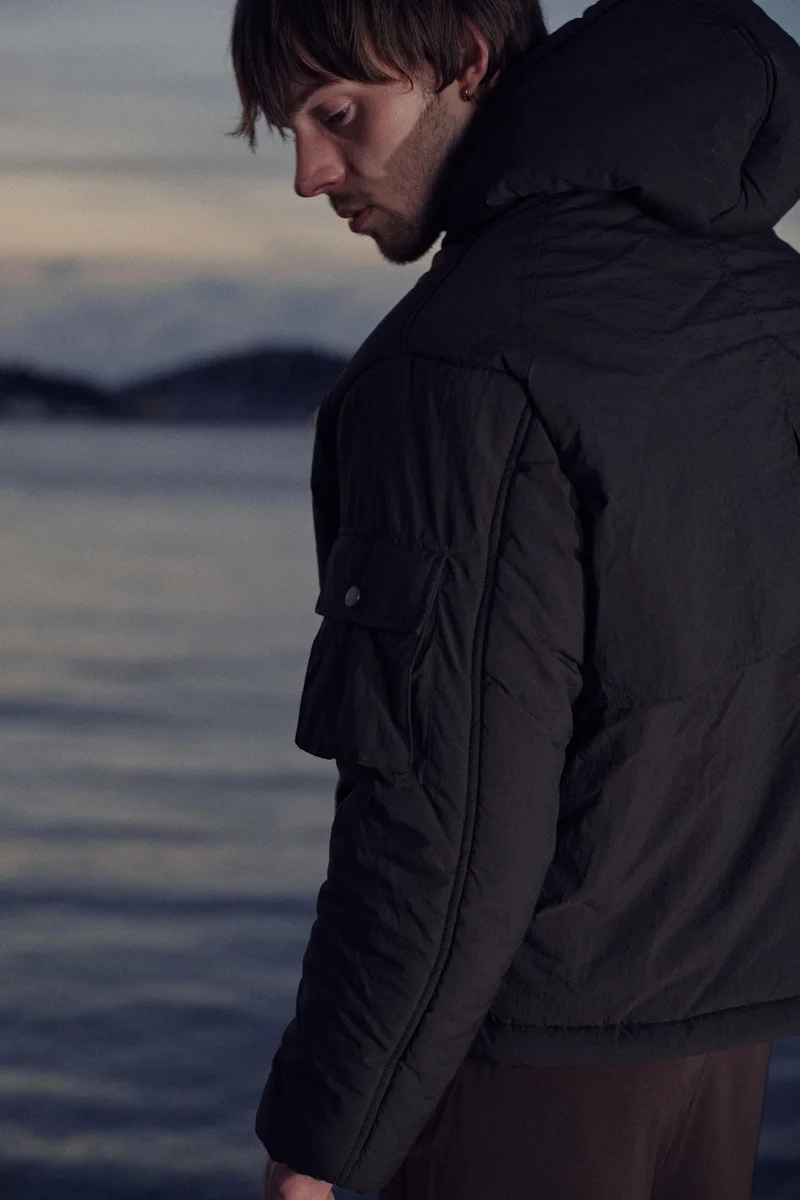 Giesto Black GIESTO Men's Puffer Down Coat for Men | Best Price UAE