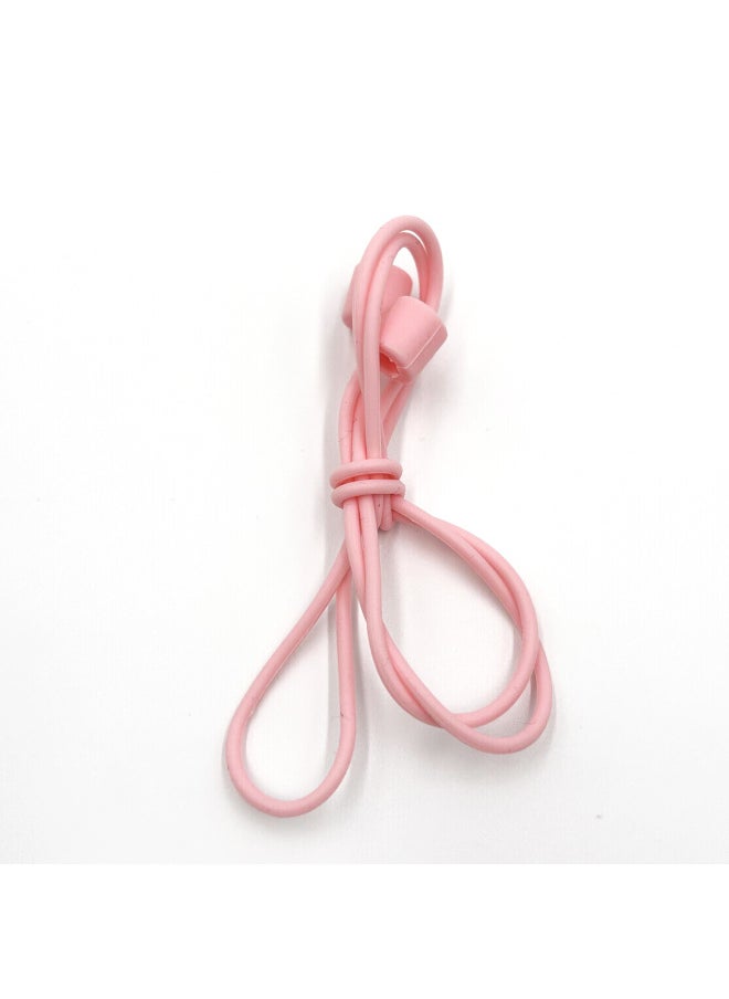 Generic - For Apple Bluetooth Headset Anti-lost Rope Magnetic Headset Anti-lost Rope Airpods Wireless Silicone Anti-lost Lanyard-Color:Sakura Powder-Applicable Model:55cm Anti-lost Rope (bare) - Image 1