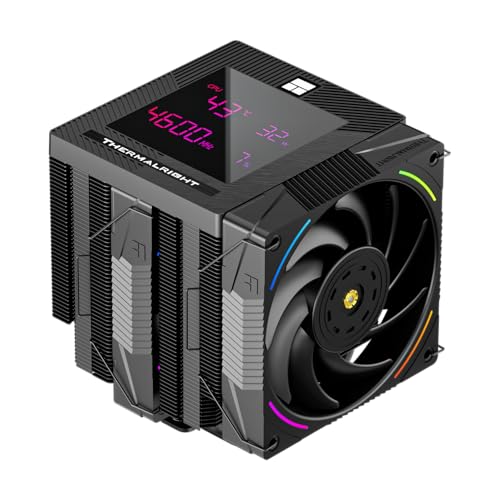 Thermalright Phantom Spirit 120 Digital EVO CPU Air Cooler7 Heat Pipes CPU CoolingDouble Tower CoolingSupport for AM4AM5Intel lga1700115X12001851Magnetic AttractionDigital Screen Top Cover - Image 1
