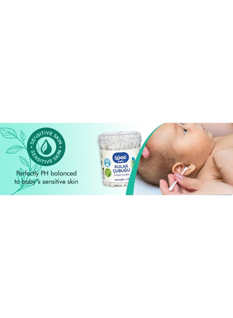 Wee Baby Cotton Buds, 200 pieces - Image 4