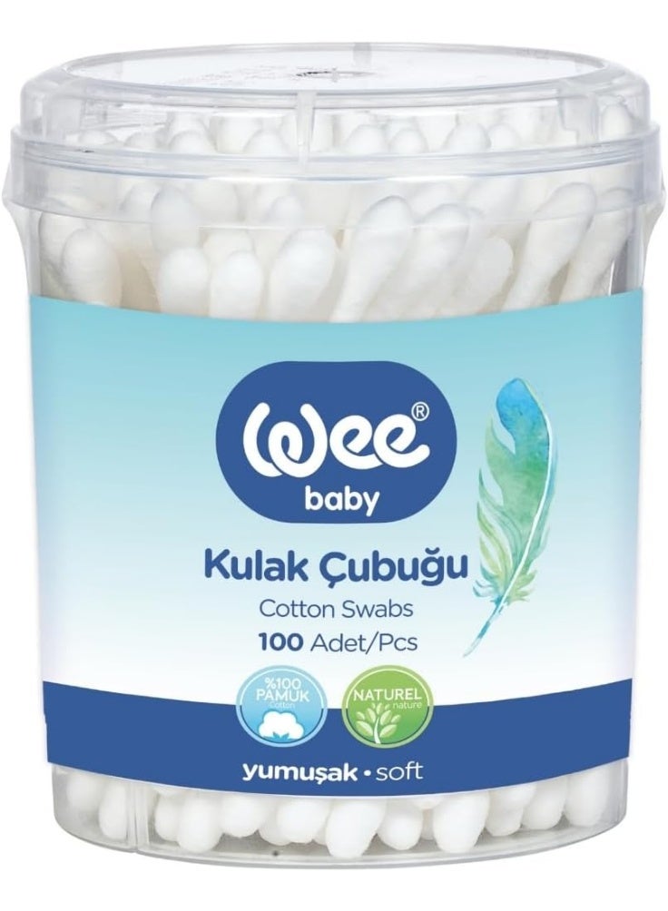 Wee Baby Cotton Buds, 200 pieces - Image 1