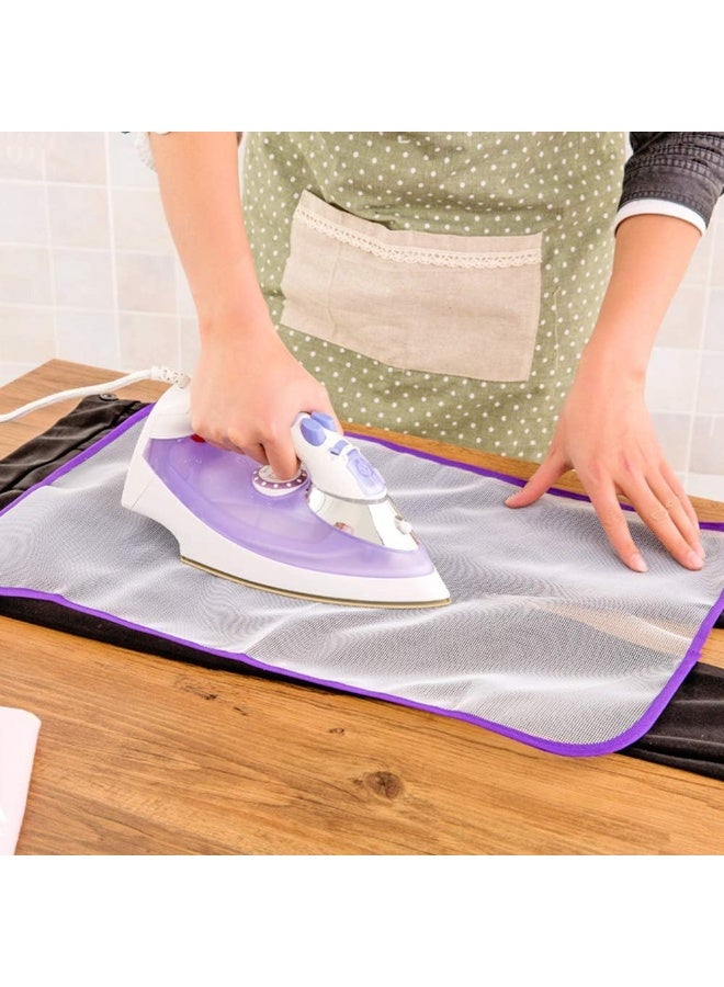 1pcs High Temperature Ironing Cloth - Heat-Resistant Mesh Pad for Safe Ironing, Reusable Protective Press Sheet for Clothes & Board, 40x60cm, Random Color - Image 4