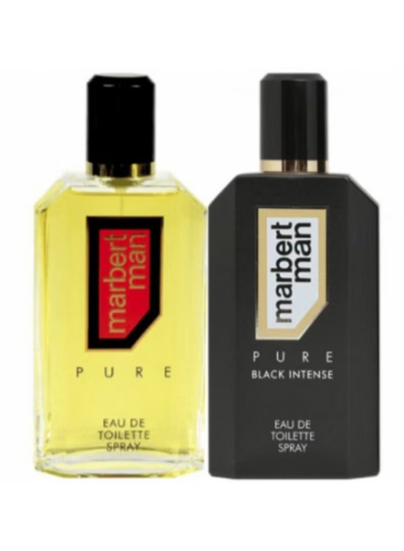 Marbert Man Toilette 125 ml + Marbert Man Black Intense 125 ml