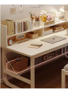 Alissa 120 cm Home Office Desk with Storage （white-120*60cm）  - Image 3