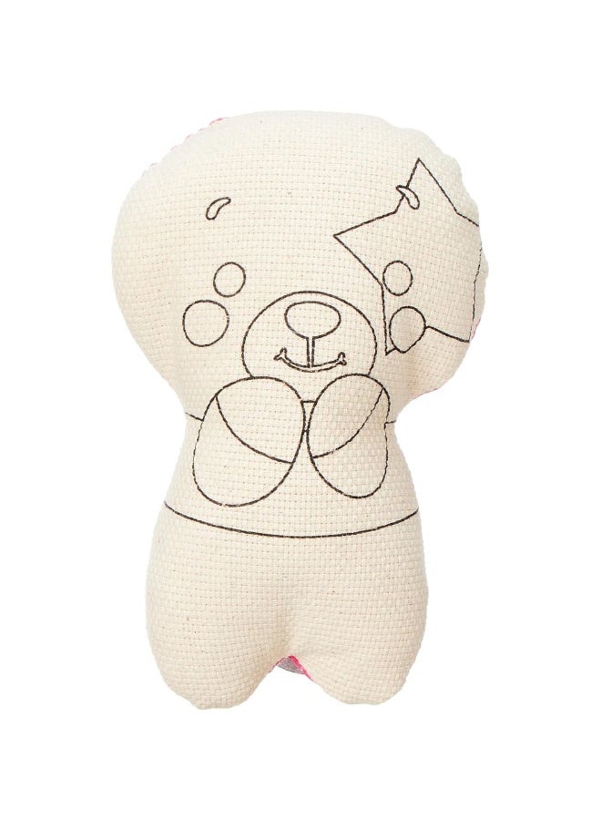 Sew-Star Sew-Star - Punch Embroidery-Bear Doll Kit - SS-19-108  - Image 4