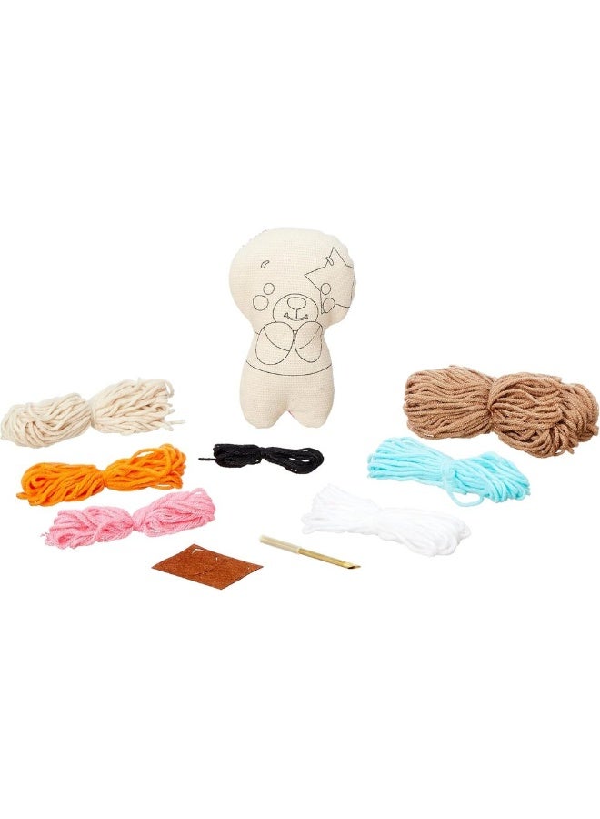 Sew-Star Sew-Star - Punch Embroidery-Bear Doll Kit - SS-19-108  - Image 3