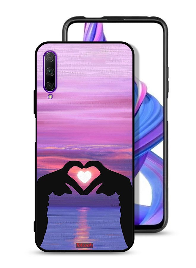 Tolwak Huawei Y9s Protective Case Cover Heart Moon - Image 1