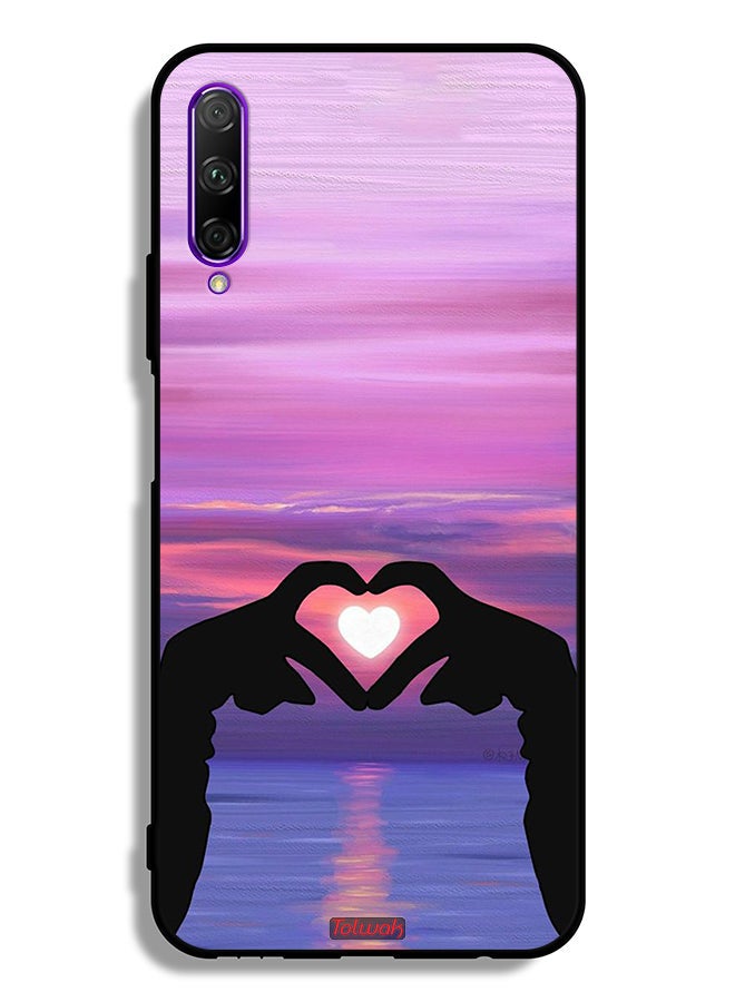 Tolwak Huawei Y9s Protective Case Cover Heart Moon - Image 2
