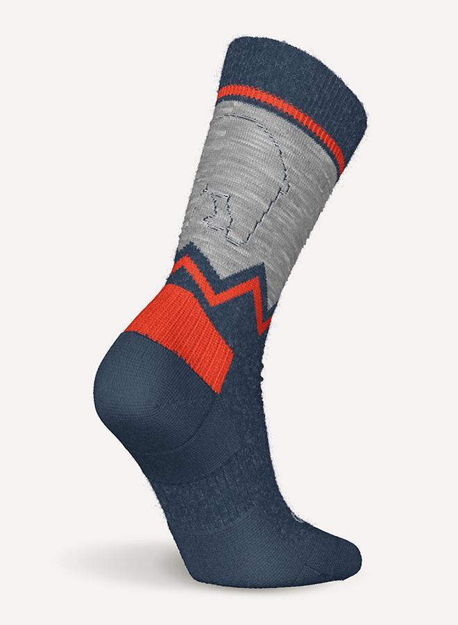 DECATHLON Kids’ Warm Hiking Socks SH100 Mid 2 Pairs - Image 2