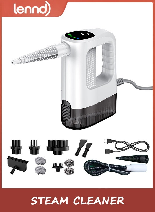 Steam Cleaner for Home, 15s Fast Heat Up Handheld Steam Cleaner with 400ML Larger Capacity, Adjustable Portable Steamer for Cleaning Grout, Car, Couch, Furniture, Kitchen, Bathroom