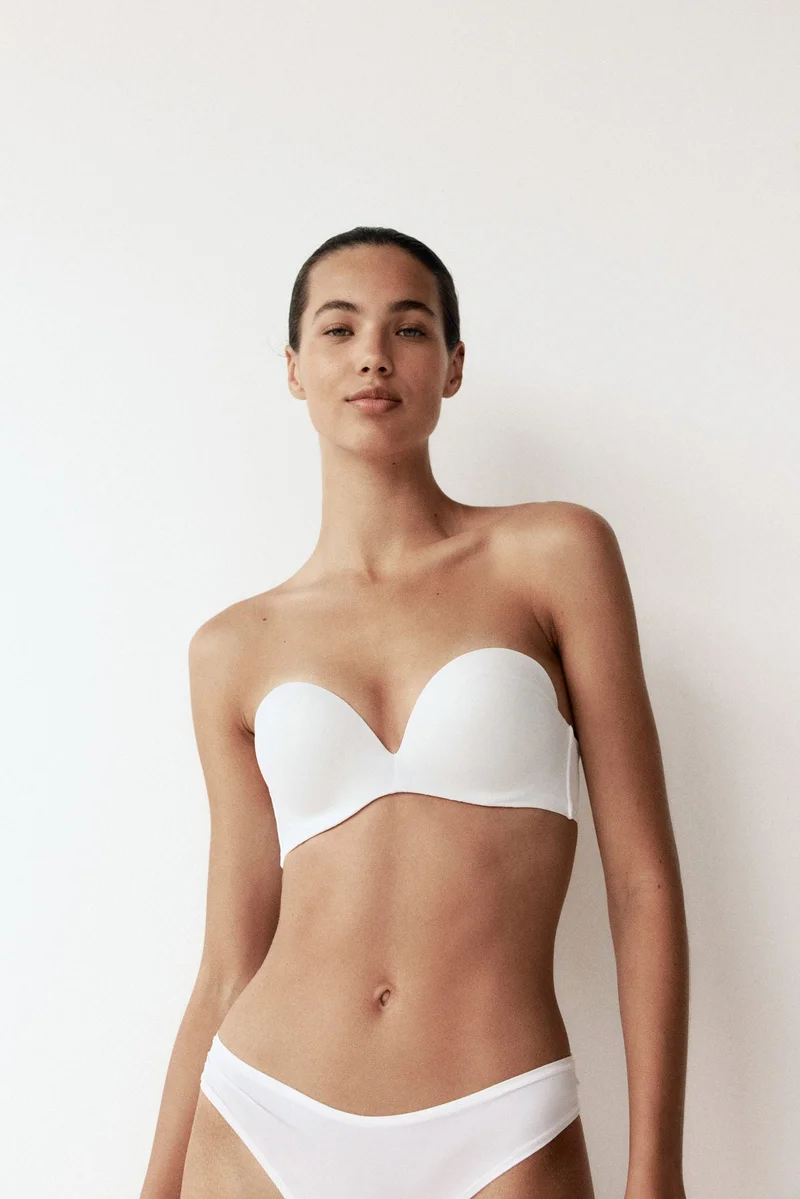 اتش اند ام حمالة صدر سوبر بوش-أب من نسيج مايكروفايبر