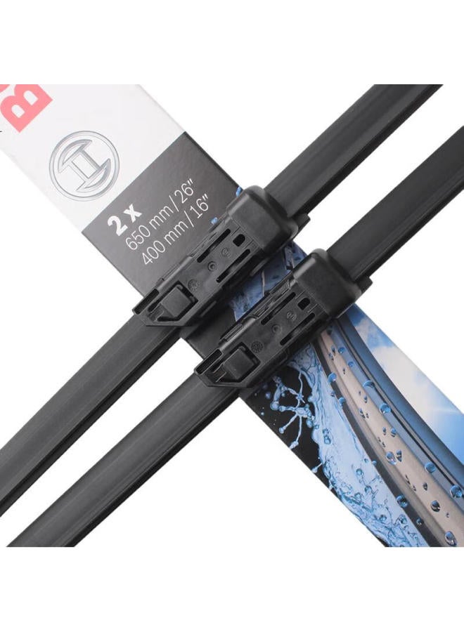 BOSCH Windshield Wiper Blade Aerotwin Imported 26/16 (For 2010-2015 Cadillac Srx/Aion V/Qin Plus Tang Dm) - Image 3