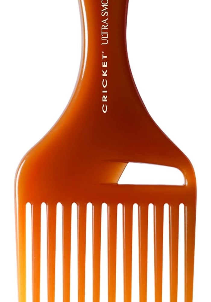 Cricket Ultra Smooth Hair Pick Comb with Argan Oil, Olive Oil, and Keratin for Frizz Control - Image 1