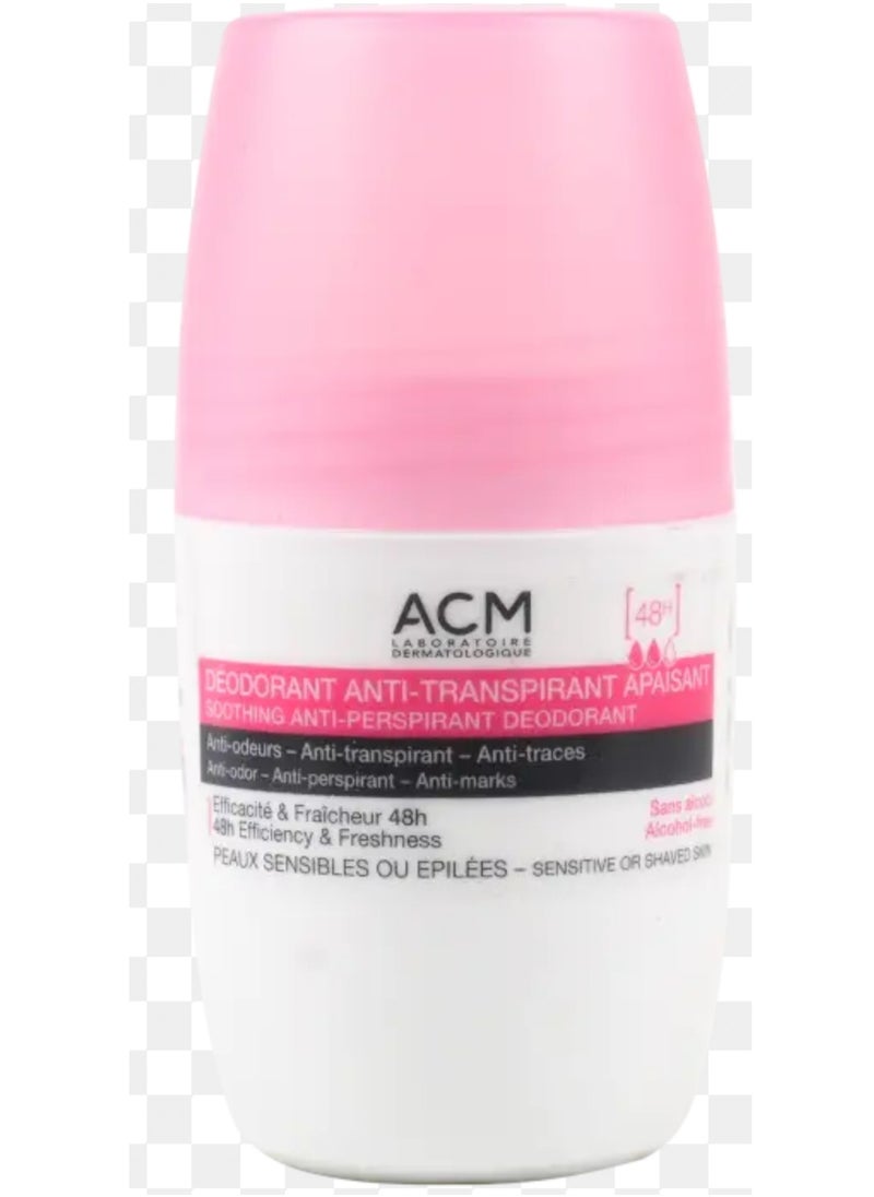 ACM ACM DEODORANT ANTI-TRANSPIRANT APAISANT SOOTHING ANTI-PERSPIRANT DEODORANT48H 50ML  - Image 1