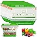 YQL 30PCS Microwave Steam Bags Zipper Reusable Trapezoid StandUp Steamer Bags for Microwave Cooking Use Steaming Frozen Food for Vegetables Potatoes Fish and More 94x63 - Image 1