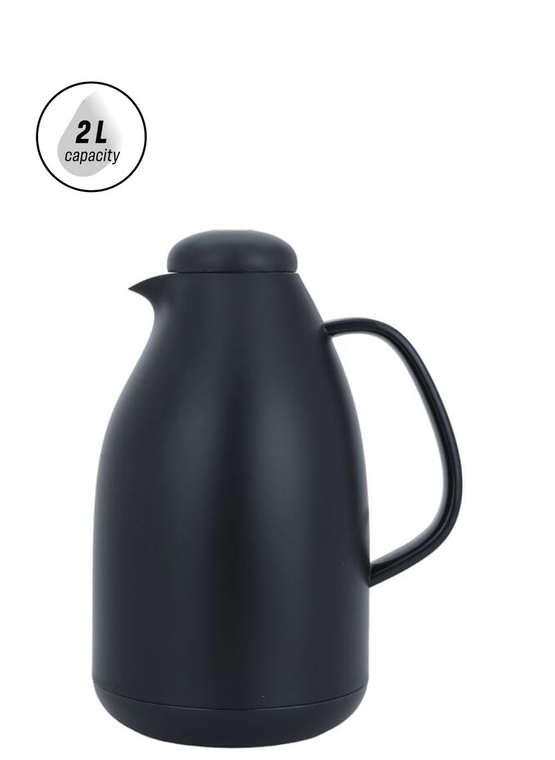 Alsaif Gallery - Penguin Pro Black Thermos 2 Liter - Image 1