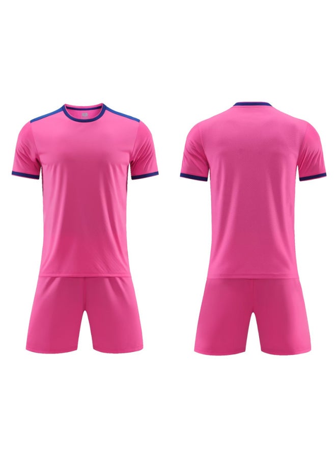 Football Sports Short-sleeved Jersey Printing Adult Football Training Clothes Children's Football Suit Sweat-absorbent Breathable
