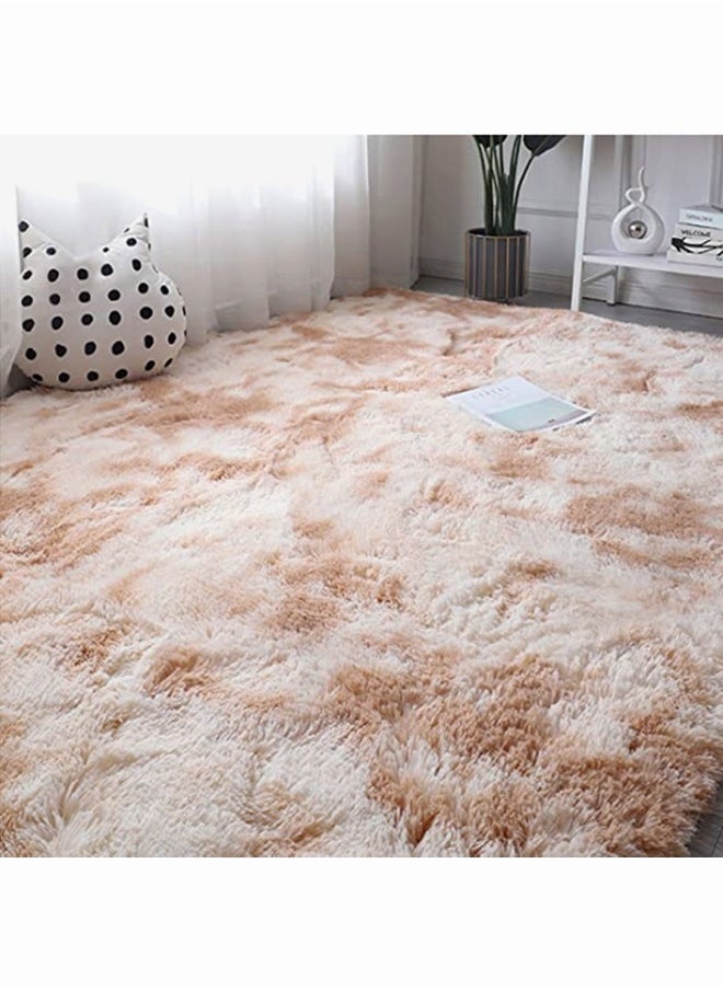 Generic - Modern Indoor Home Living Room Area Rugs Large Fluffy Soft Kids Room Rug Baby Nursery Decor Anti-Skid Floor Carpet for Children Boys Girls Fuzzy Fur Bedroom Rugs 160*200CM - Image 1